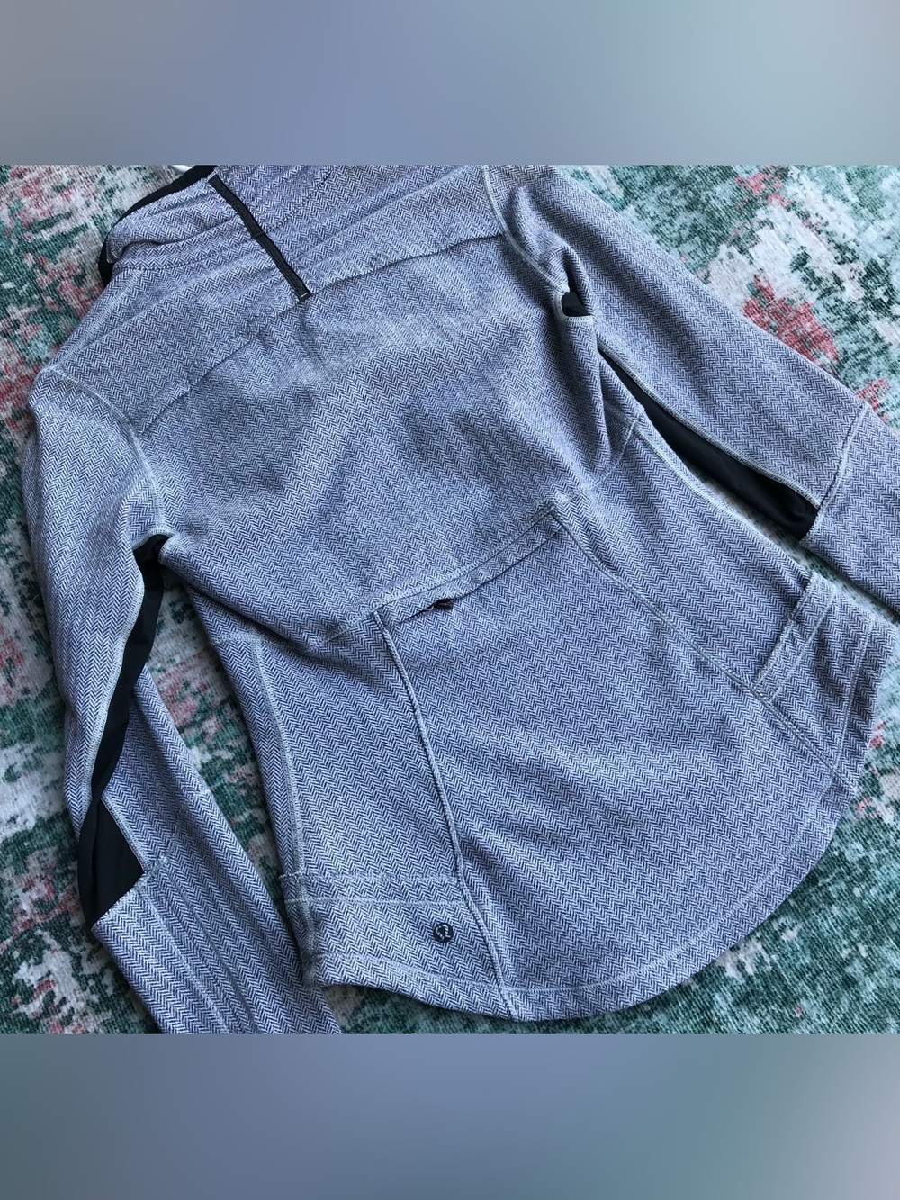 lululemon athletica Heather Gray Lightweight Zip Jacket